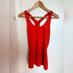 Under Armour Orange Racerback Workout Tank